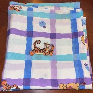 Disney | Winnie the Pooh Tigger | Twin Flat Sheet | Ladybug | VIntage | Retro